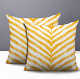 Scaro Zebra Print Indoor/Outdoor Reversible Square Pillow