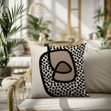 Scully Abstract Lumbar Indoor/Outdoor Throw Pillow