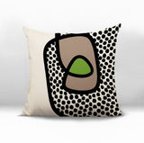 Scully Abstract Reversible Indoor/Outdoor Square Pillow