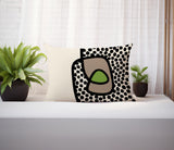 Scully Abstract Reversible Indoor/Outdoor Rectangular Pillow