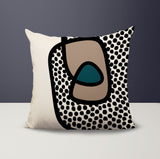 Scully Abstract Reversible Indoor/Outdoor Square Pillow