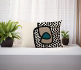 Scully Abstract Reversible Indoor/Outdoor Rectangular Pillow