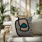 Scully Abstract Lumbar Indoor/Outdoor Throw Pillow