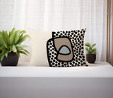Scully Abstract Reversible Indoor/Outdoor Rectangular Pillow