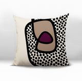 Scully Abstract Reversible Indoor/Outdoor Square Pillow