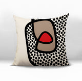 Scully Abstract Reversible Indoor/Outdoor Square Pillow