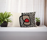 Scully Abstract Reversible Indoor/Outdoor Rectangular Pillow