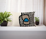 Scully Abstract Reversible Indoor/Outdoor Rectangular Pillow