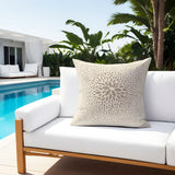Seghir Floral Reversible Indoor/Outdoor Square Pillow