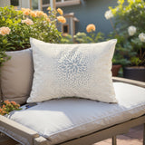 Seghir Floral Spun Polyester Square Indoor/Outdoor Throw Pillow