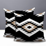 Seka 2 Sets Indoor/Outdoor Reversible Square Pillow