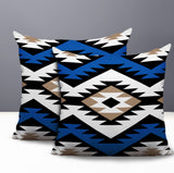 Seka 2 Sets Indoor/Outdoor Reversible Square Pillow