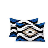 Seka 2 Sets Indoor/Outdoor Reversible Rectangular Pillow