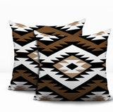 Seka 2 Sets Indoor/Outdoor Reversible Square Pillow
