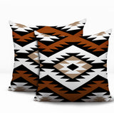 Seka 2 Sets Indoor/Outdoor Reversible Square Pillow