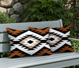 Seka 2 Sets Indoor/Outdoor Reversible Rectangular Pillow