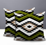 Seka 2 Sets Indoor/Outdoor Reversible Square Pillow