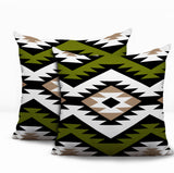 Seka 2 Sets Indoor/Outdoor Reversible Square Pillow