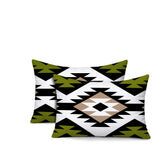 Seka 2 Sets Indoor/Outdoor Reversible Rectangular Pillow