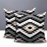 Seka 2 Sets Indoor/Outdoor Reversible Square Pillow