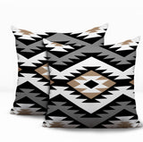Seka 2 Sets Indoor/Outdoor Reversible Square Pillow
