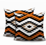 Seka 2 Sets Indoor/Outdoor Reversible Square Pillow