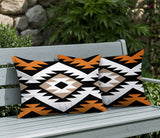 Seka 2 Sets Indoor/Outdoor Reversible Rectangular Pillow