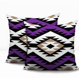 Seka 2 Sets Indoor/Outdoor Reversible Square Pillow