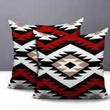 Seka 2 Sets Indoor/Outdoor Reversible Square Pillow