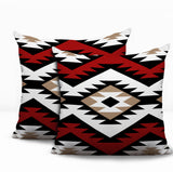 Seka 2 Sets Indoor/Outdoor Reversible Square Pillow