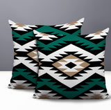 Seka 2 Sets Indoor/Outdoor Reversible Square Pillow