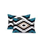 Seka 2 Sets Indoor/Outdoor Reversible Rectangular Pillow