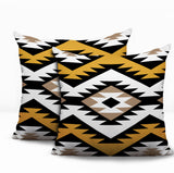 Seka 2 Sets Indoor/Outdoor Reversible Square Pillow