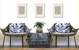 Seppo Zebra Print Indoor/Outdoor Reversible Rectangular Pillow