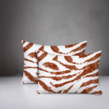 Seppo Zebra Print Indoor/Outdoor Reversible Rectangular Pillow