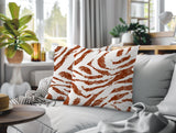 Seppo Zebra Print Indoor/Outdoor Reversible Square Pillow