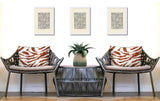 Seppo Zebra Print Indoor/Outdoor Reversible Rectangular Pillow