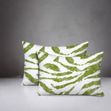 Seppo Zebra Print Indoor/Outdoor Reversible Rectangular Pillow