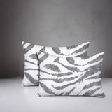 Seppo Zebra Print Indoor/Outdoor Reversible Rectangular Pillow