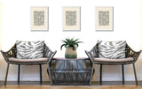 Seppo Zebra Print Indoor/Outdoor Reversible Rectangular Pillow