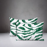 Seppo Zebra Print Indoor/Outdoor Reversible Rectangular Pillow