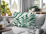 Seppo Zebra Print Indoor/Outdoor Reversible Square Pillow