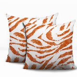 Seppo Zebra Print Indoor/Outdoor Reversible Square Pillow