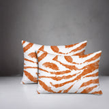 Seppo Zebra Print Indoor/Outdoor Reversible Rectangular Pillow