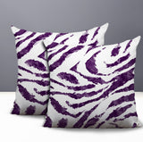 Seppo Zebra Print Indoor/Outdoor Reversible Square Pillow