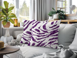 Seppo Zebra Print Indoor/Outdoor Reversible Square Pillow