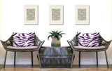 Seppo Zebra Print Indoor/Outdoor Reversible Rectangular Pillow