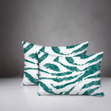 Seppo Zebra Print Indoor/Outdoor Reversible Rectangular Pillow