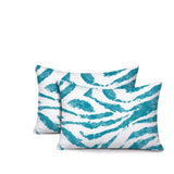 Seppo Zebra Print Indoor/Outdoor Reversible Rectangular Pillow