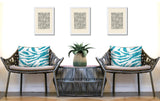 Seppo Zebra Print Indoor/Outdoor Reversible Rectangular Pillow